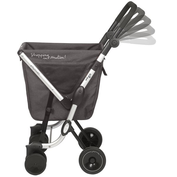 Playmarket We Go Textured Foldable Shopping Cart with Removable Bag