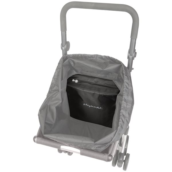 Playmarket We Go Textured Foldable Shopping Cart with Removable Bag