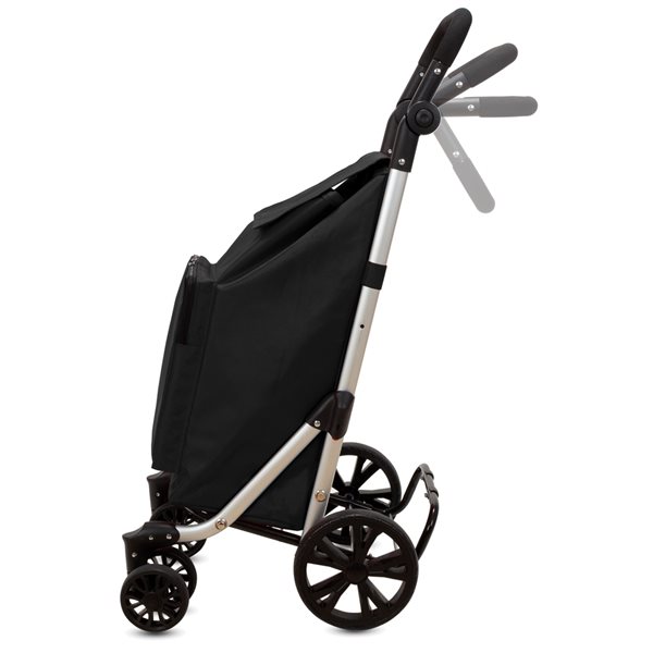 Playmarket Duett Truck Black 4-Wheel Shopping Cart