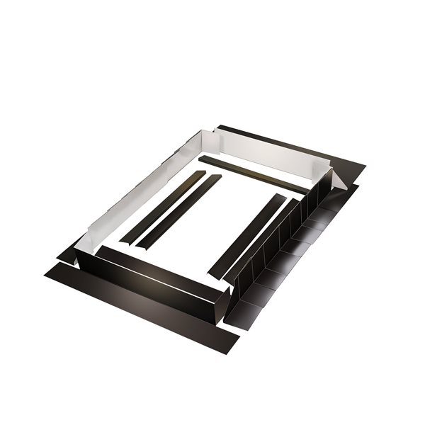 Columbia Curb Mount Flashing Kit for Model 2876 Skylights - Brown
