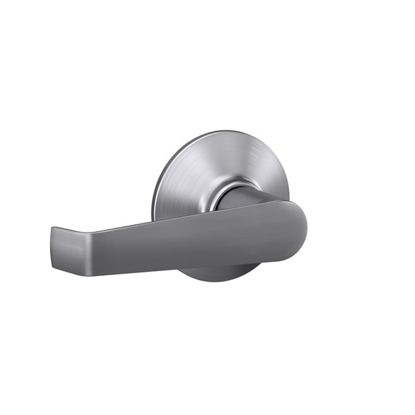 Schlage F Series Elan Satin Chrome No Deadbolt Reversible Passage Door Handle