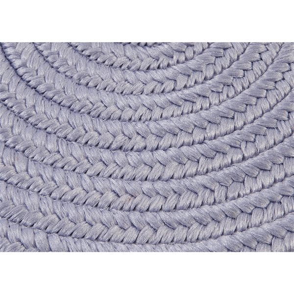 Colonial Mills Boca Raton 6-ft x 9-ft Amethyst Oval Indoor/Outdoor Solid Area Rug