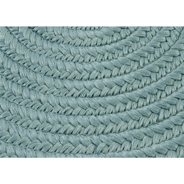 Colonial Mills Boca Raton 2-ft x 9-ft Federal Blue Oval Indoor/Outdoor Solid Runner