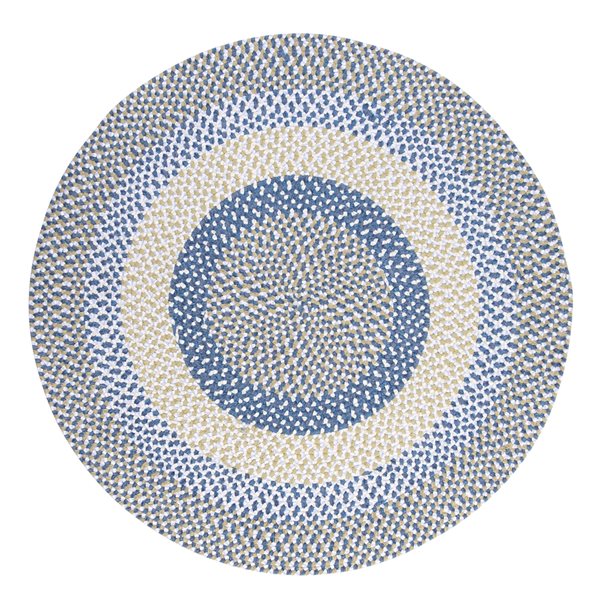 Colonial Mills Blokburst 5-ft x 5-ft Blueberry Pie Round Indoor Border ...