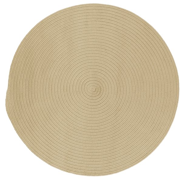 Colonial Mills Boca Raton 3-ft x 3-ft Linen Round Indoor/Outdoor Solid ...