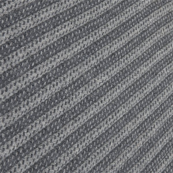 Colonial Mills Blue Hill 8-ft x 10-ft Charcoal Grey Rectangular Indoor Stripe Area Rug