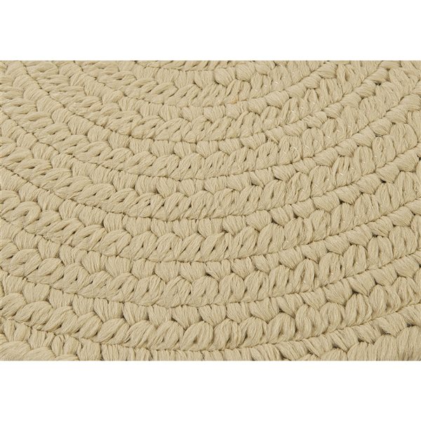 Colonial Mills Boca Raton 5-ft x 7-ft Linen Oval Indoor/Outdoor Solid Area Rug