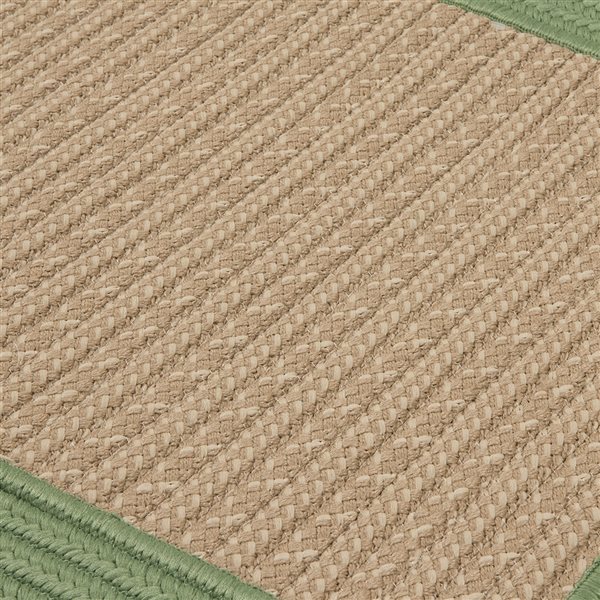 Colonial Mills Bayswater 3-ft x 5-ft Moss Green Rectangular Indoor/Outdoor Border Area Rug