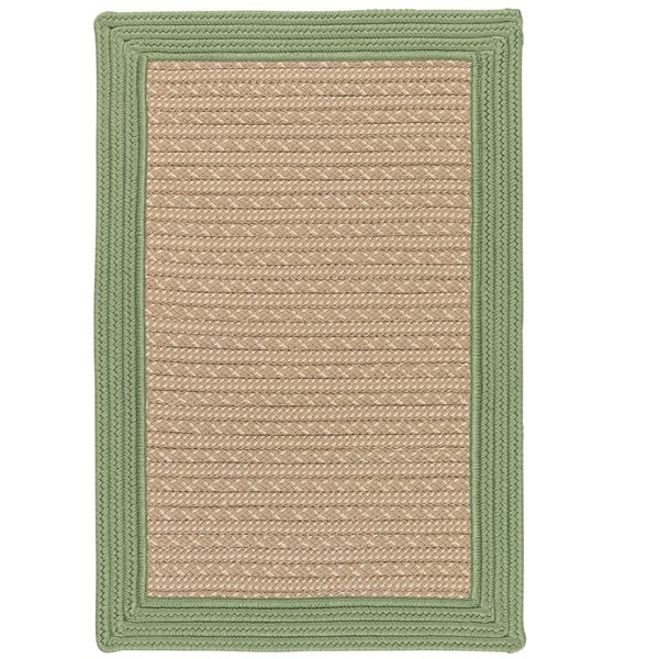 Colonial Mills Bayswater 3-ft x 5-ft Moss Green Rectangular Indoor/Outdoor Border Area Rug