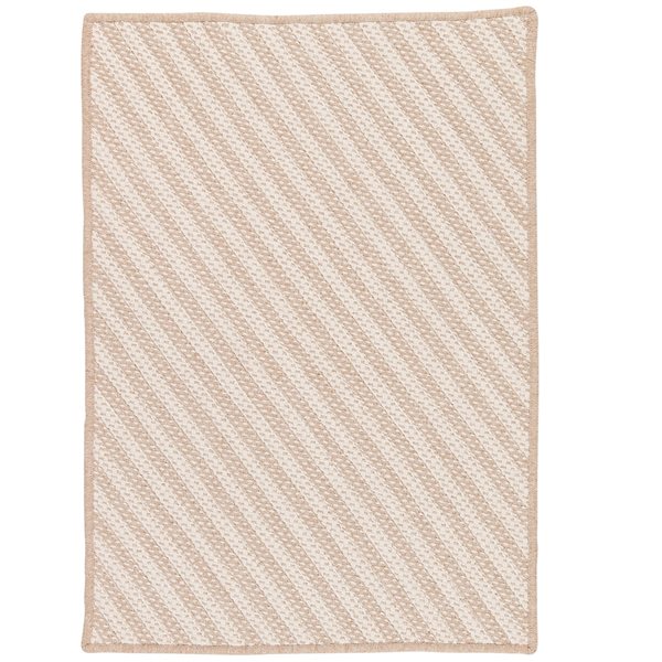 Colonial Mills Blue Hill 8-ft x 10-ft Natural Rectangular Indoor Stripe Area Rug