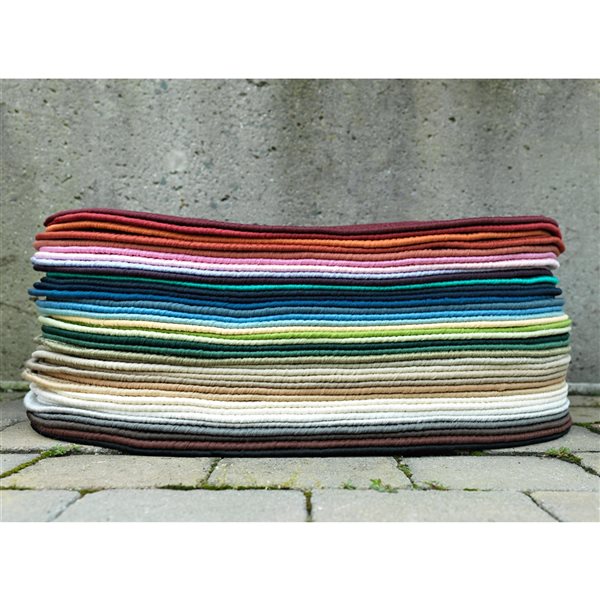 Colonial Mills Boca Raton 8-ft x 10-ft Café Tostado Oval Indoor/Outdoor Solid Area Rug