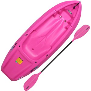LIFETIME Wave 72-in Youth Kayak with Paddle - Pink