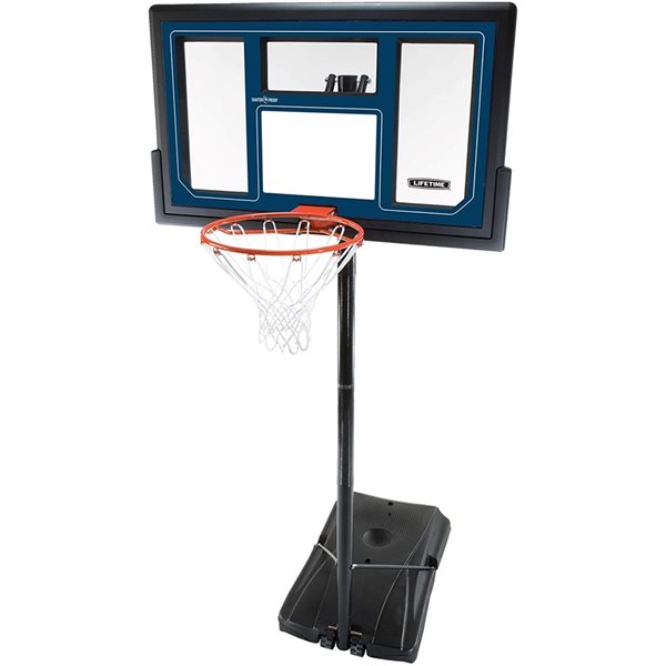 LIFETIME Adjustable Portable 50-in Polycarbonate Basketball Net 1529