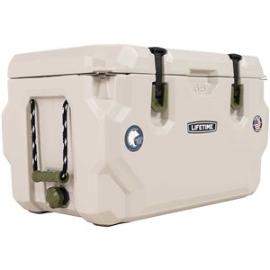 LIFETIME 60.5-L 17-in x 29-in Khaki High Performance Cooler