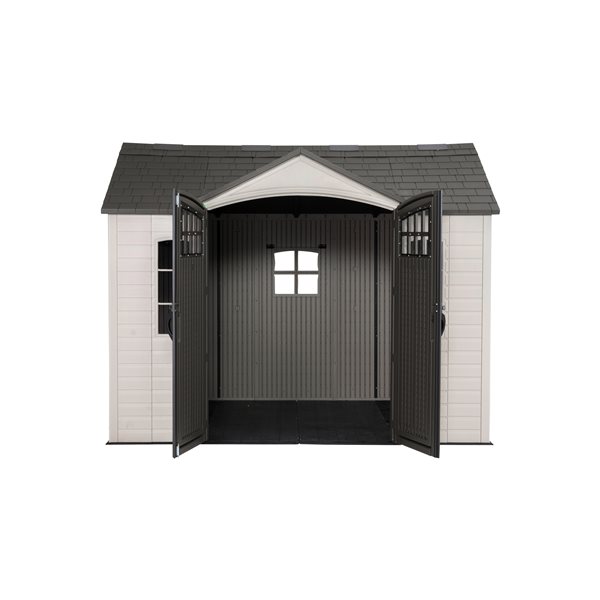LIFETIME 10-ft x 8-ft Brown and Grey Outdoor Storage Shed