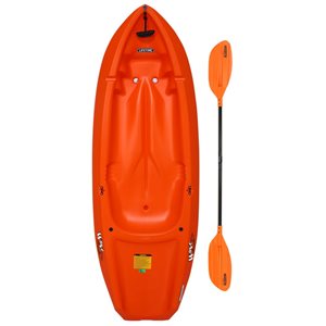 LIFETIME Wave 72-in Youth Kayak with Paddle - Orange