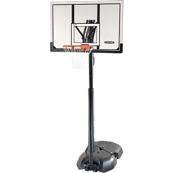 LIFETIME Adjustable Portable 50-in Polycarbonate Basketball Net 51544