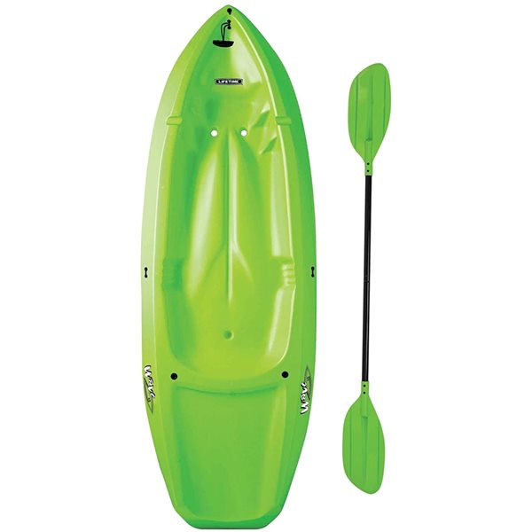 LIFETIME Wave 72 Youth Kayak with Paddle, Green