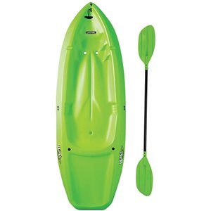LIFETIME Wave 72-in Youth Kayak with Paddle - Green