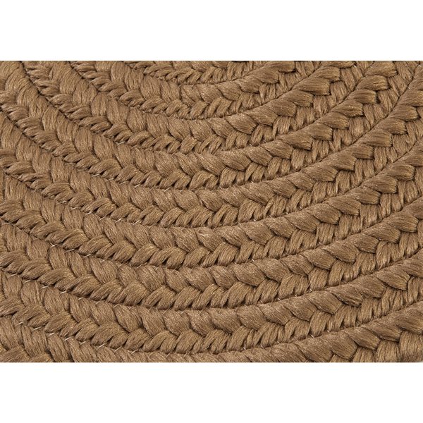 Colonial Mills Boca Raton Cashew 5-ft x 7-ft Oval Indoor/Outdoor Area rug