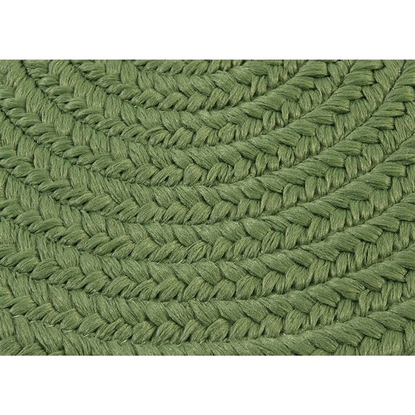 Colonial Mills Boca Raton Moss Green 8-ft x 10-ft Oval Indoor/Outdoor Area rug