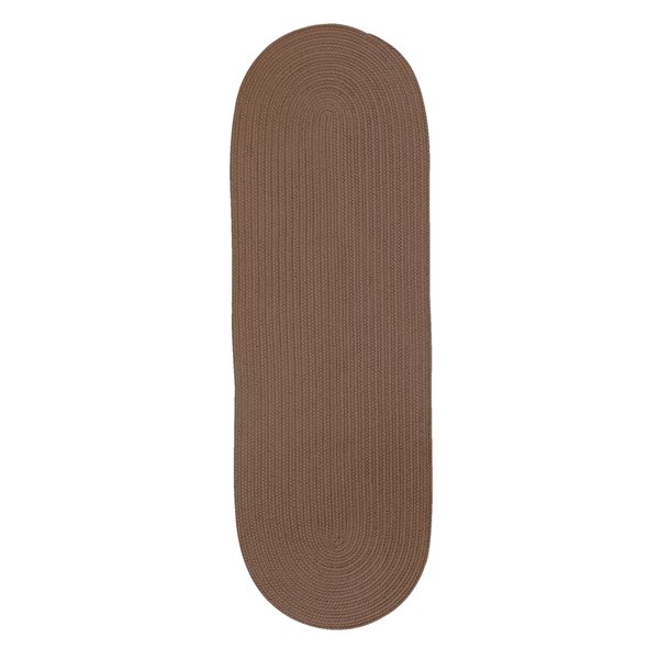 Colonial Mills Boca Raton Cashew 2-ft x 6-ft Oval Indoor/Outdoor Runner