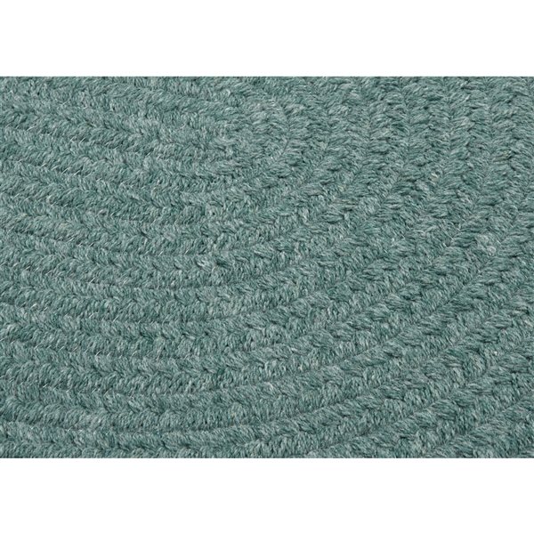 Colonial Mills Bristol Teal 2-ft x 4-ft Oval Indoor Area rug