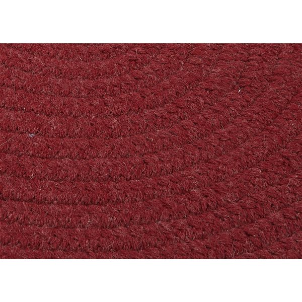 Colonial Mills Bristol Holly Berry 2-ft x 3-ft Oval Indoor Area rug ...