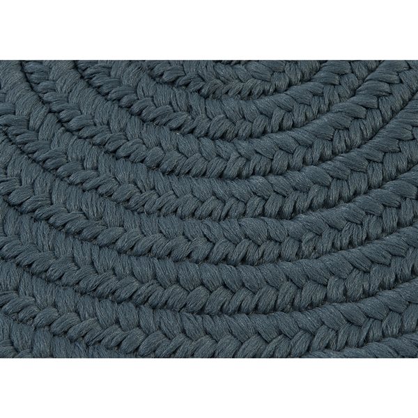 Colonial Mills Boca Raton Lake Blue 2-ft x 6-ft Oval Indoor/Outdoor Runner