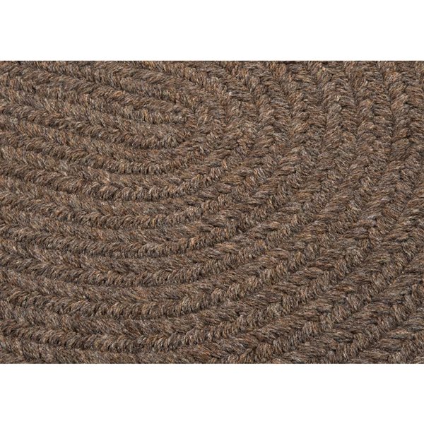 Colonial Mills Bristol Bark 8-ft x 10-ft Oval Indoor Area rug