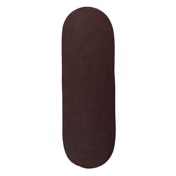 Colonial Mills Boca Raton Mink 2-ft x 11-ft Oval Indoor/Outdoor Runner