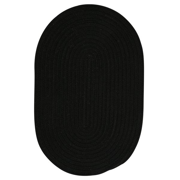 Colonial Mills Bristol Black 5-ft  Round Indoor Area rug