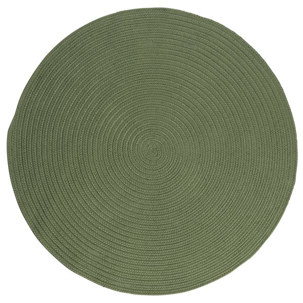 Colonial Mills Boca Raton Moss Green 4-ft  Round Indoor/Outdoor Area rug