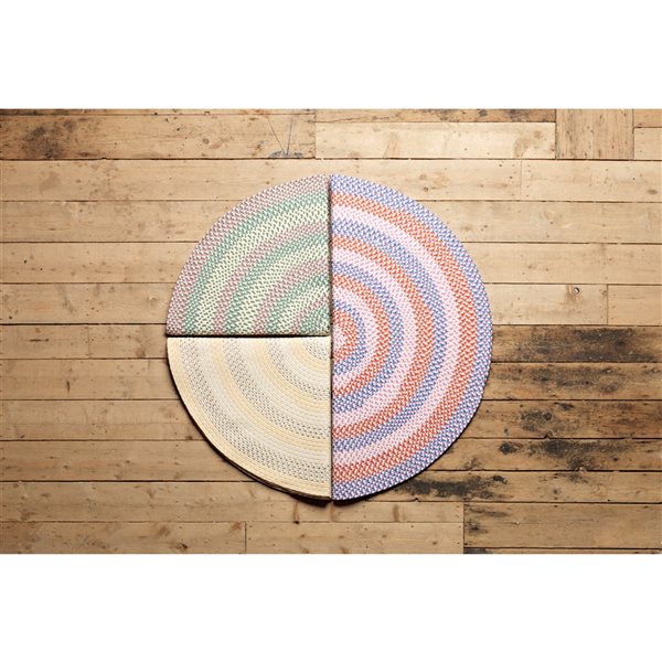 Colonial Mills Carousel Sky High 2-ft x 3-ft Indoor/Outdoor Oval Area rug