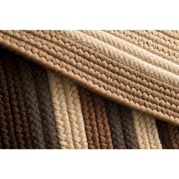 Colonial Mills Brooklyn Slate 5-ft x 7-ft Indoor/Outdoor Oval Area rug