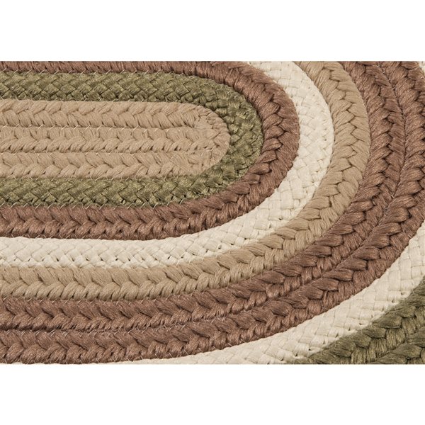Colonial Mills Brooklyn Moss 2-ft x 9-ft Indoor/Outdoor Oval Runner