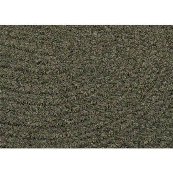 Colonial Mills Bristol Olive 8-ft x 10-ft Indoor Oval Area rug