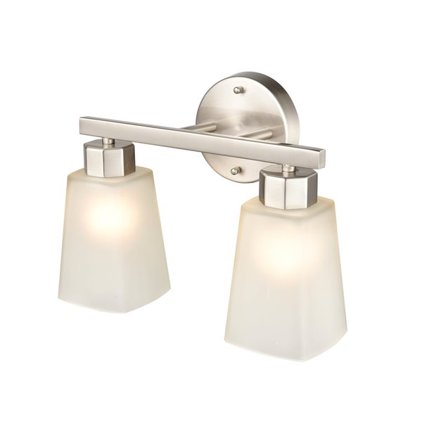 Millennium Lighting Coley 2-Light Brushed Nickel Modern/Contemporary Vanity Light