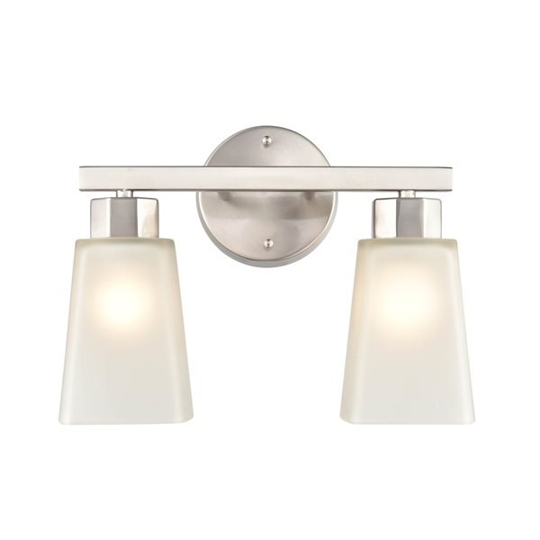 Millennium Lighting Coley 2-Light Brushed Nickel Modern/Contemporary Vanity Light