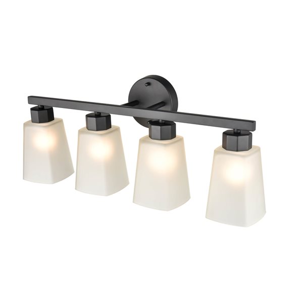 Millennium Lighting Coley 4-Light Matte Black Modern/Contemporary Vanity Light