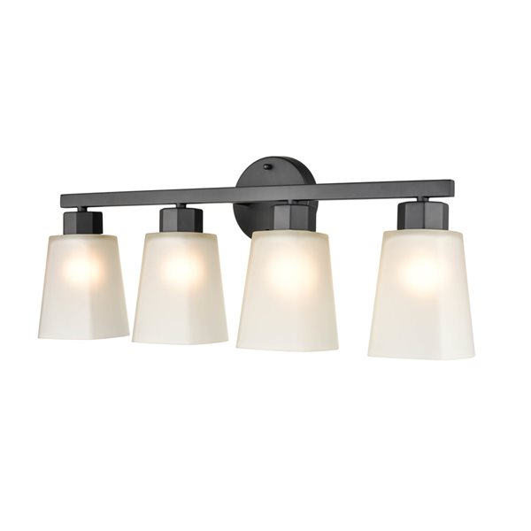 Millennium Lighting Coley 4-Light Matte Black Modern/Contemporary Vanity Light