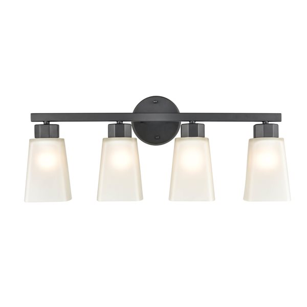 Millennium Lighting Coley 4-Light Matte Black Modern/Contemporary Vanity Light