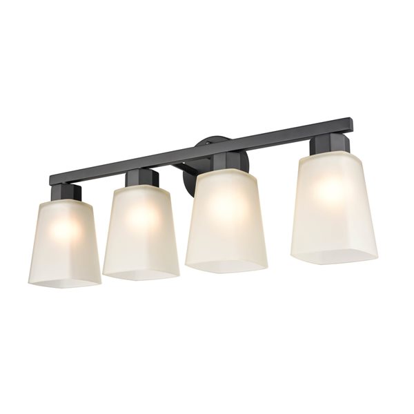 Millennium Lighting Coley 4-Light Matte Black Modern/Contemporary Vanity Light