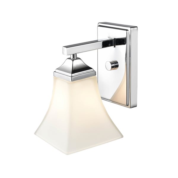 Millennium Lighting 5.5-in W 1-Light Chrome Traditional Wall Sconce