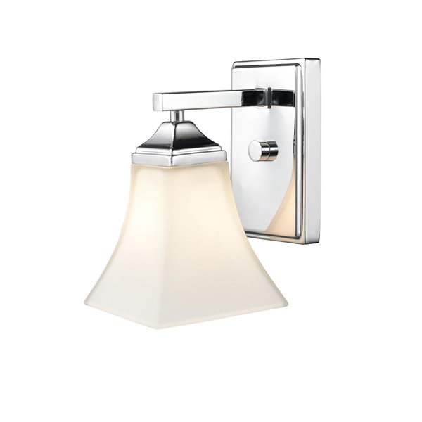 Millennium Lighting 5.5-in W 1-Light Chrome Traditional Wall Sconce