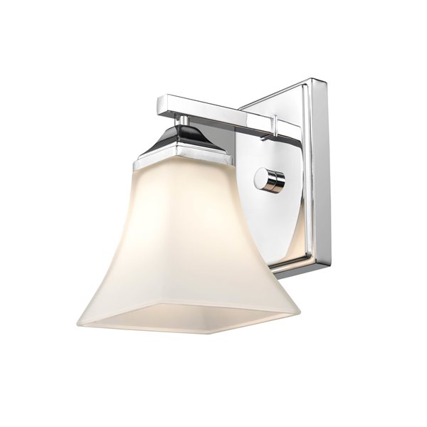 Millennium Lighting 5.5-in W 1-Light Chrome Traditional Wall Sconce