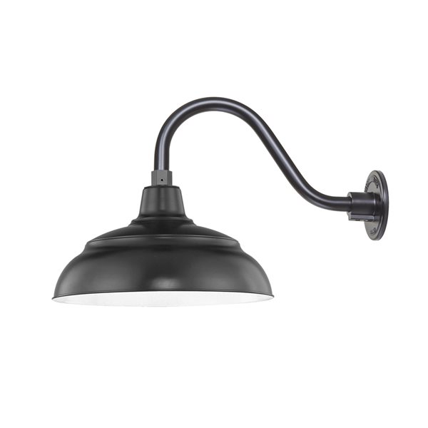 Millennium Lighting 14-in W 1-Light Satin Black Modern/Contemporary ...