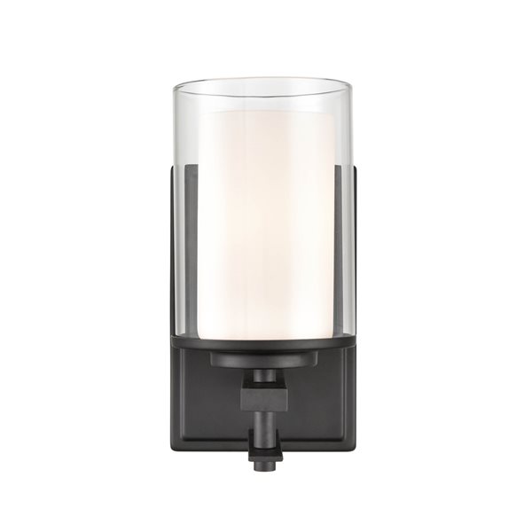 Millennium Lighting 4.75-in W 1-Light Matte Black Traditional Wall Sconce