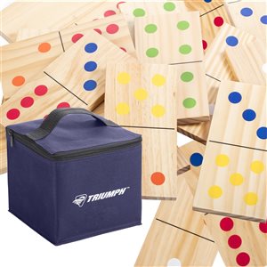 Triumph Outdoor 28-Piece Dominos Party Game - Case Included