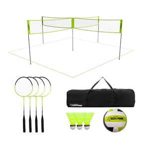 Triumph Outdoor Badminton/volleyball Set Party Game - Case Included